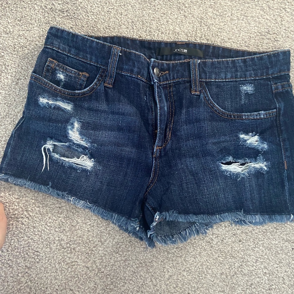 Joes distressed denim shorts